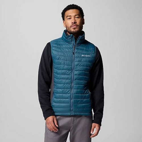 Columbia Pass Hybrid Αμάνικο Μπουφάν Everblue/shark 2126111-429