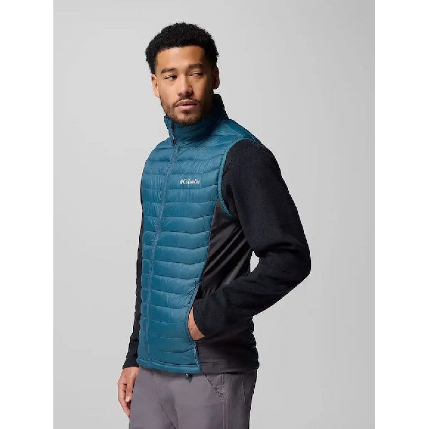 Columbia Pass Hybrid Αμάνικο Μπουφάν Everblue/shark 2126111-429