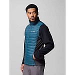 Columbia Pass Hybrid Αμάνικο Μπουφάν Everblue/shark 2126111-429
