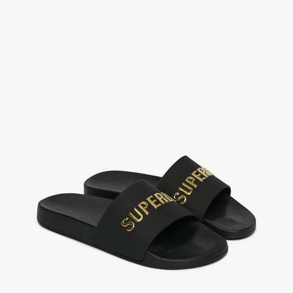 D2 SDNA PREMIUM METALLIC POOL SLIDE ΠΑΠΟΥΤΣΙ ΓΥΝΑΙΚΕΙΟ