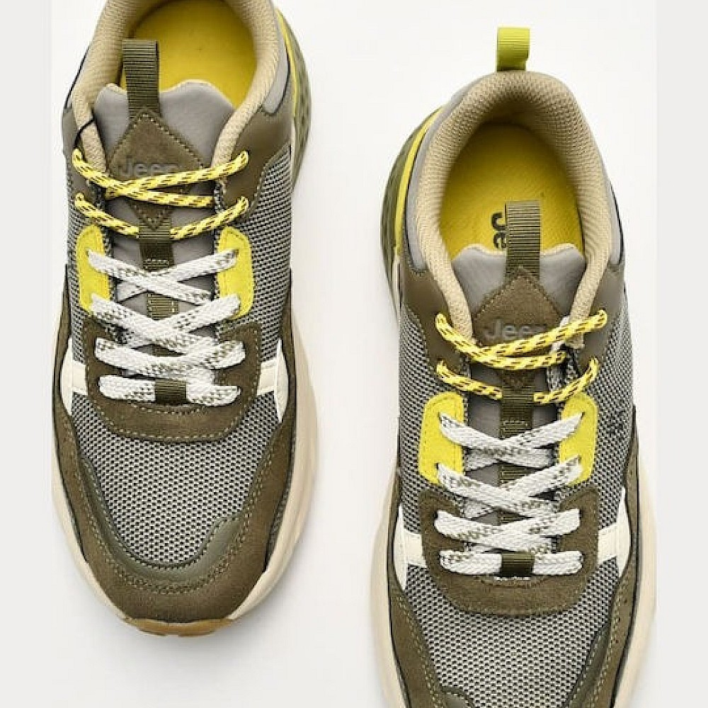 JEEP ΑΝΔΡΙΚA SNEAKERS GROOVE WASHED MESH