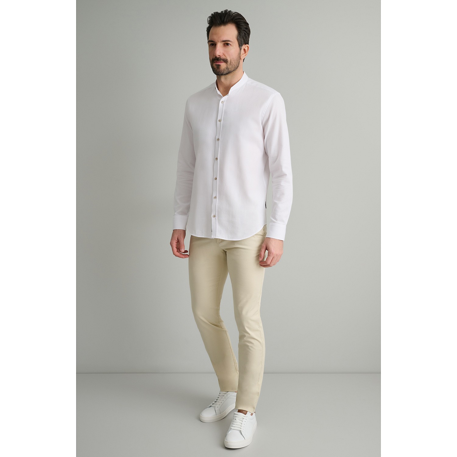 Navy & Green Ανδρικό Chino Παντελόνι