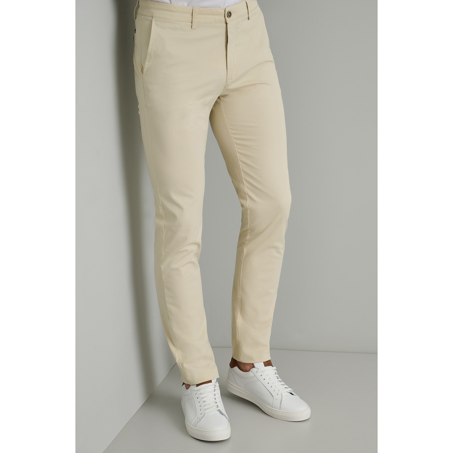 Navy & Green Ανδρικό Chino Παντελόνι