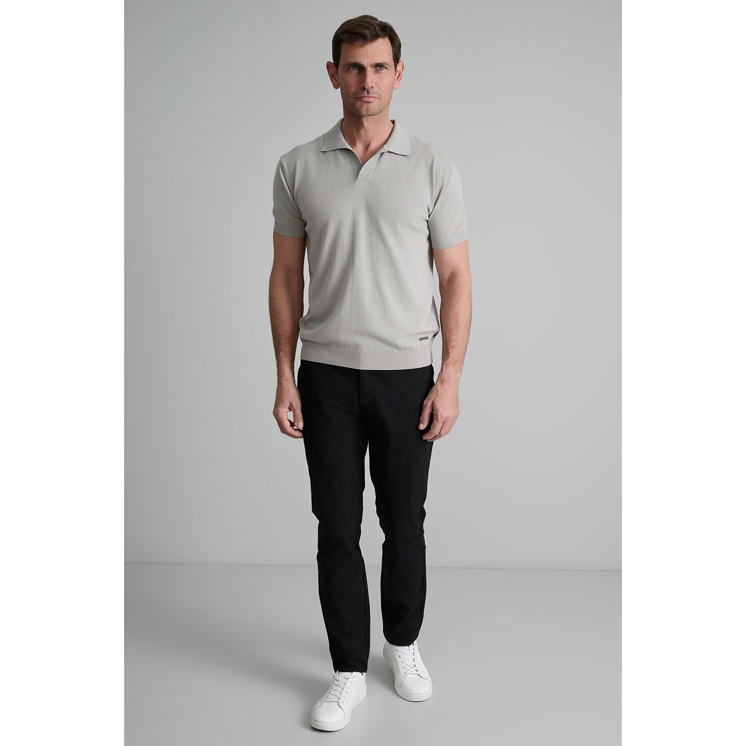 Navy & Green Ανδρικό Chino Παντελόνι