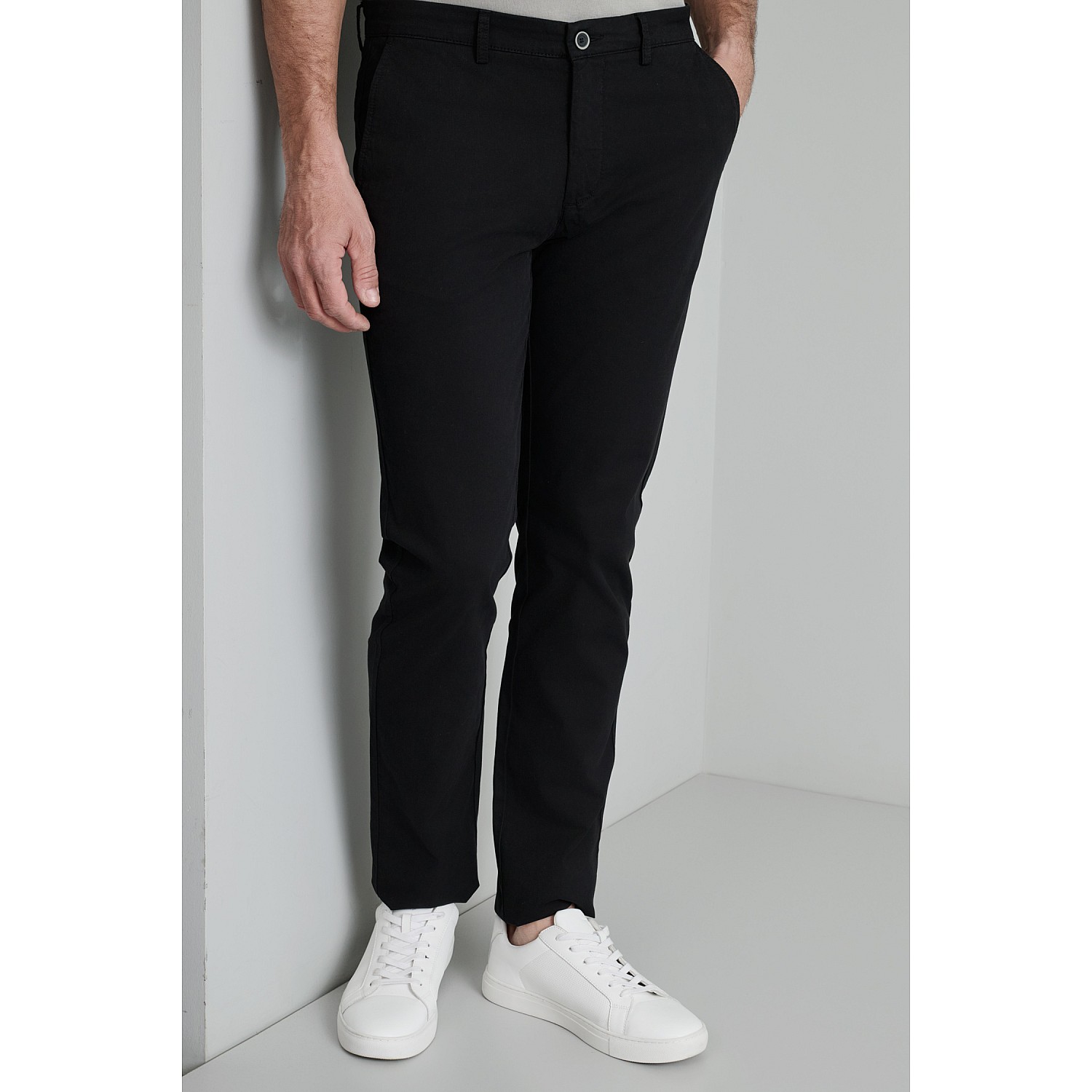 Navy & Green Ανδρικό Chino Παντελόνι