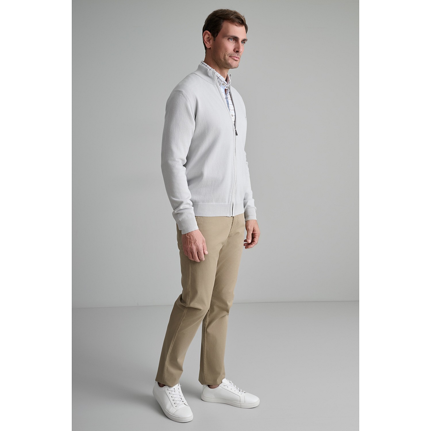 Navy & Green Ανδρικό Chino Παντελόνι