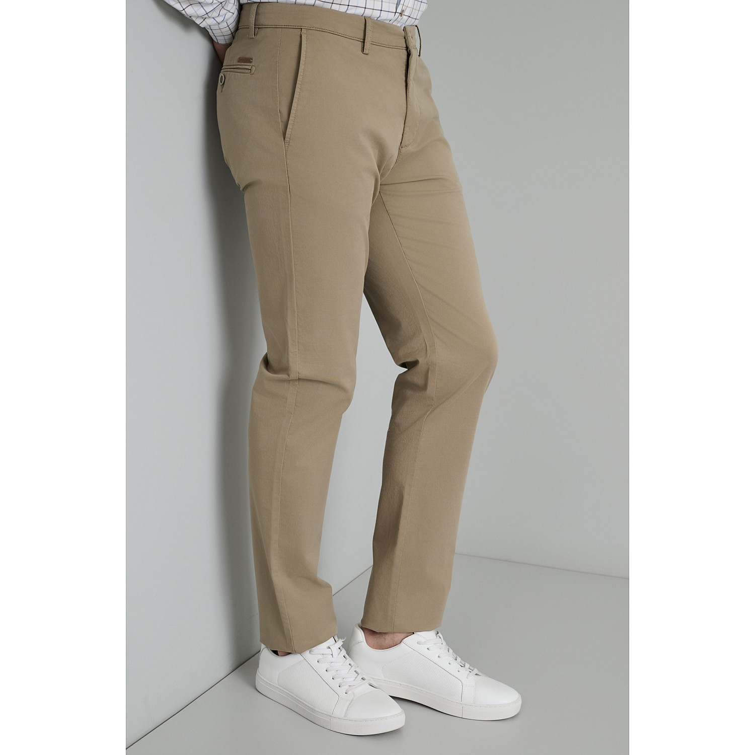 Navy & Green Ανδρικό Chino Παντελόνι