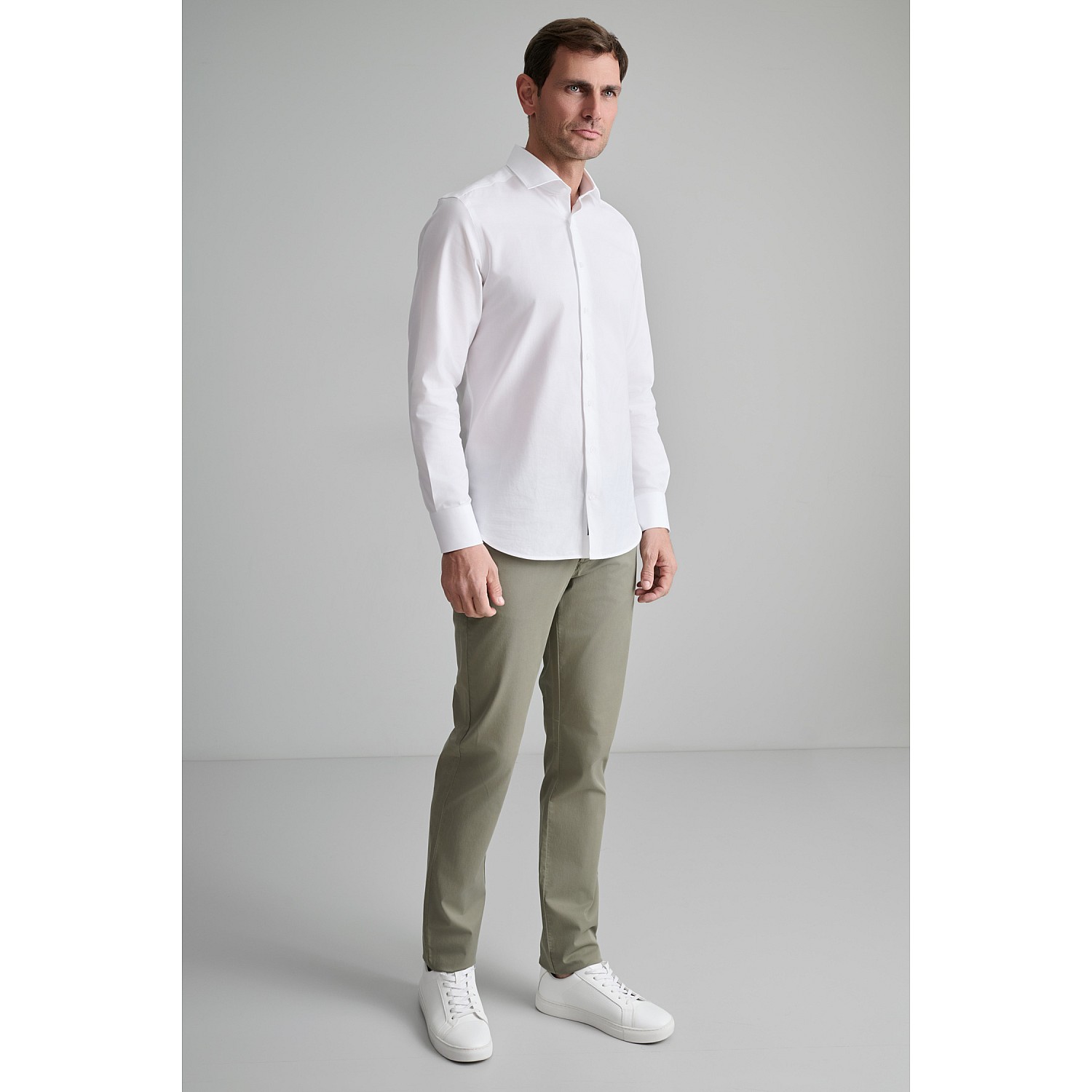 Navy & Green Ανδρικό Chino Παντελόνι