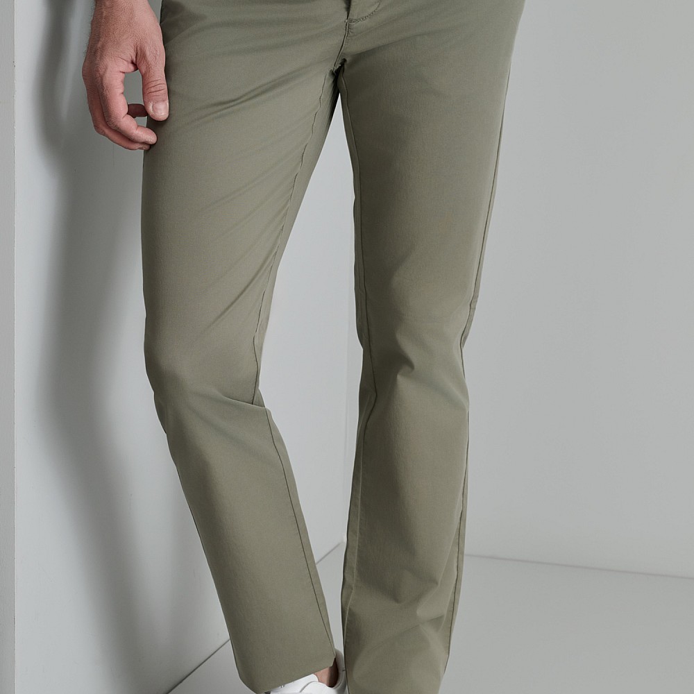 Navy & Green Ανδρικό Chino Παντελόνι