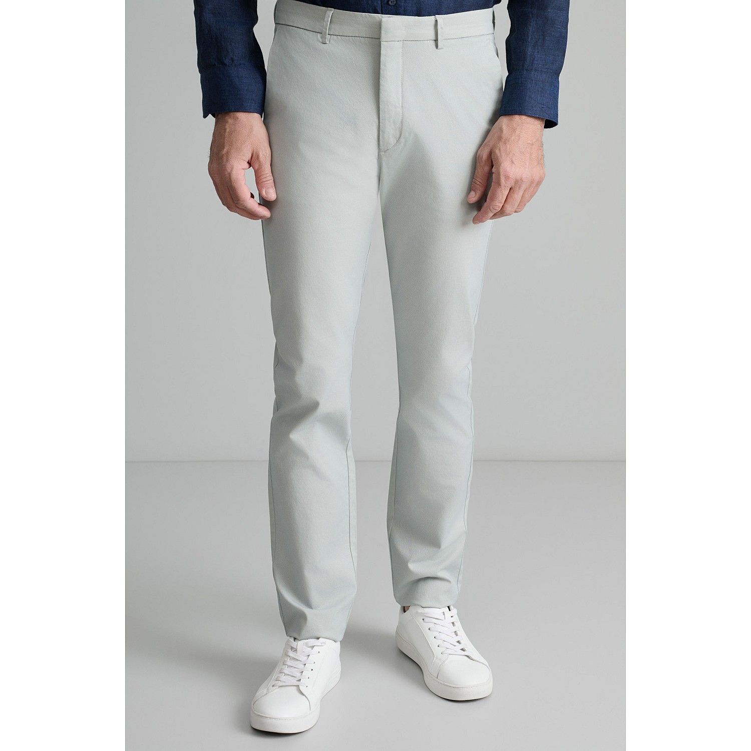 Navy & Green Ανδρικό Chino Παντελόνι