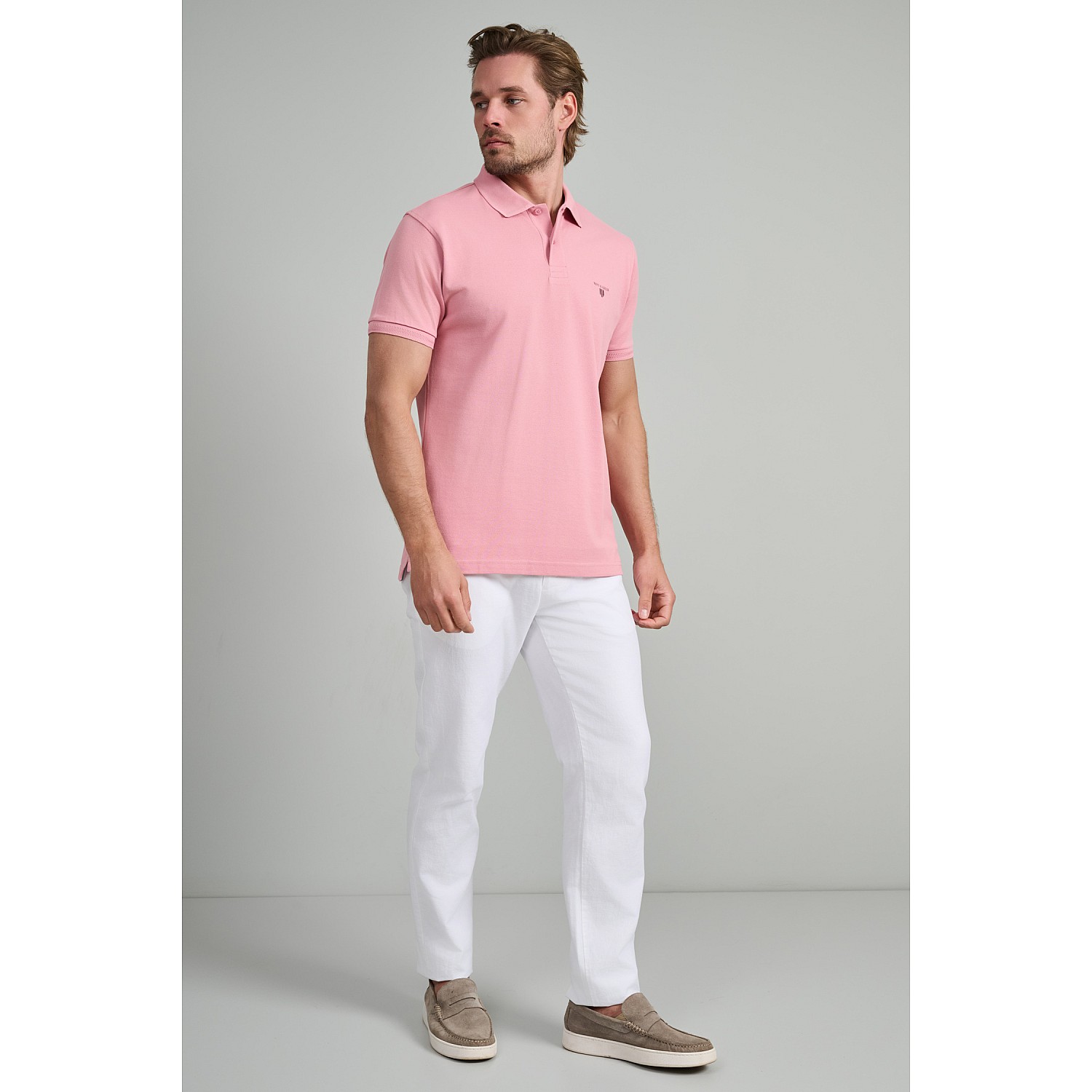 Navy & Green Ανδρική Μπλούζα Polo 100% Βαμβάκι