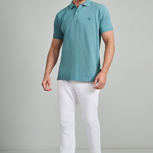 Navy & Green Ανδρική Μπλούζα Polo 100% Βαμβάκι