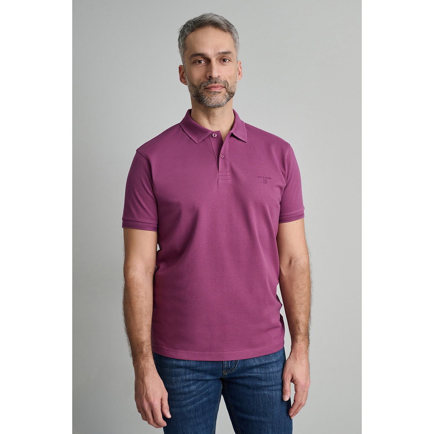 Navy & Green Ανδρική Μπλούζα Polo 100% Βαμβάκι