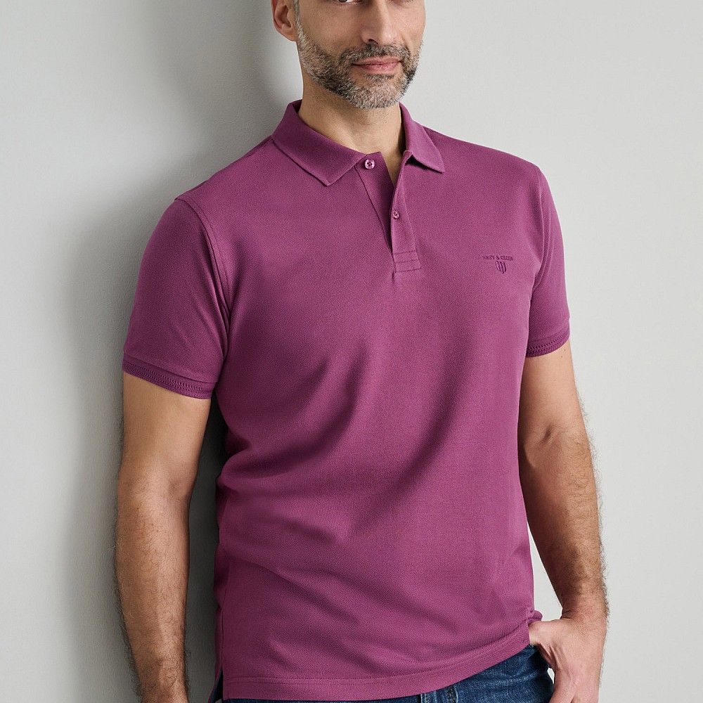 Navy & Green Ανδρική Μπλούζα Polo 100% Βαμβάκι