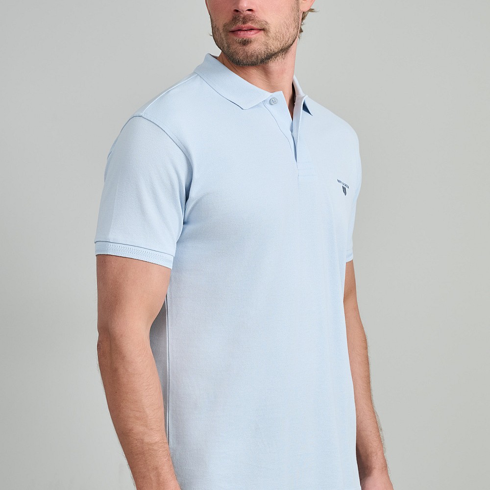 Navy & Green Ανδρική Μπλούζα Polo 100% Βαμβάκι