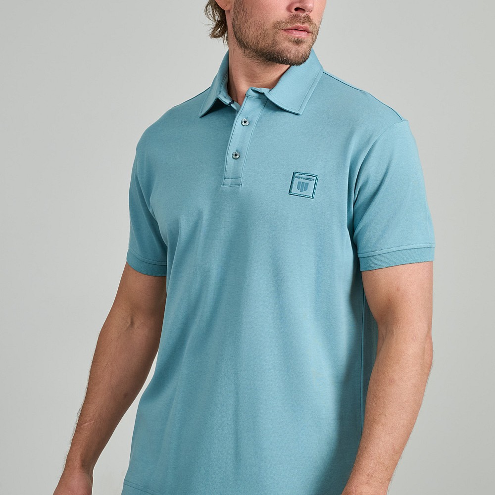 Navy & Green Ανδρική Μπλούζα Polo 100% Βαμβάκι