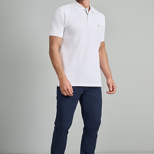Navy & Green Ανδρική Μπλούζα Polo 100% Βαμβάκι