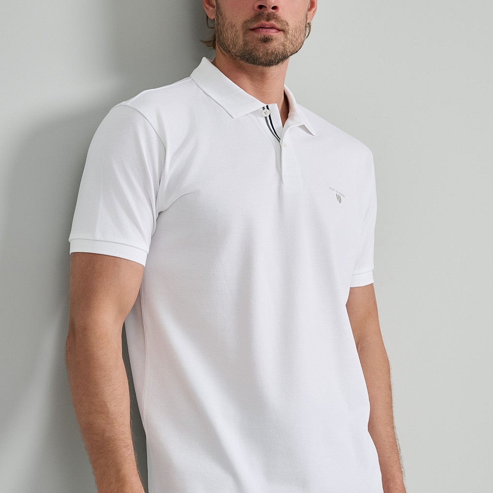 Navy & Green Ανδρική Μπλούζα Polo 100% Βαμβάκι