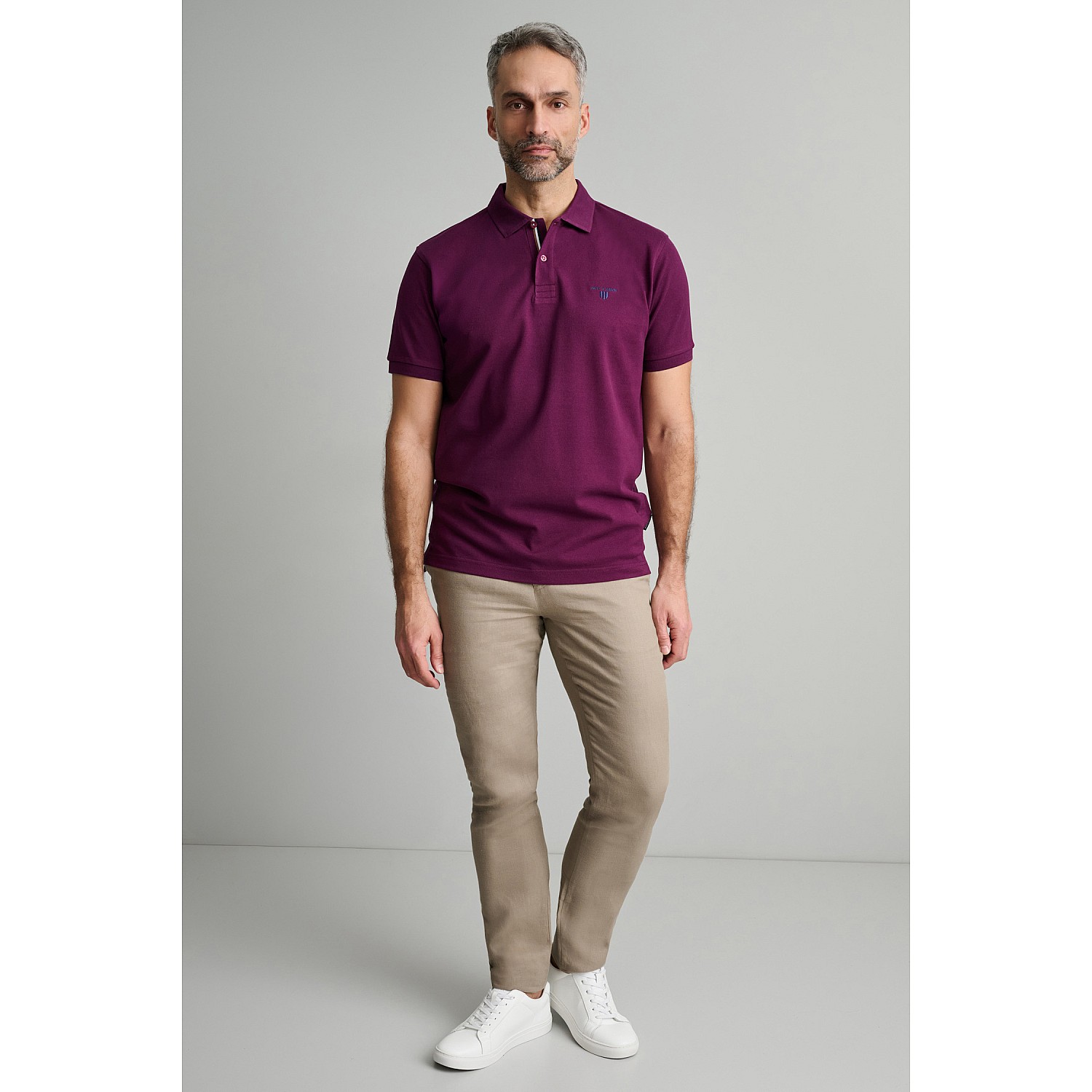 Navy & Green Ανδρική Μπλούζα Polo 100% Βαμβάκι