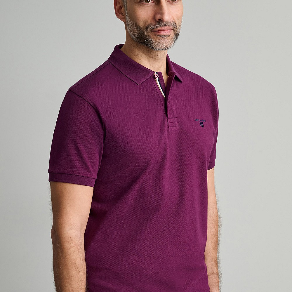 Navy & Green Ανδρική Μπλούζα Polo 100% Βαμβάκι