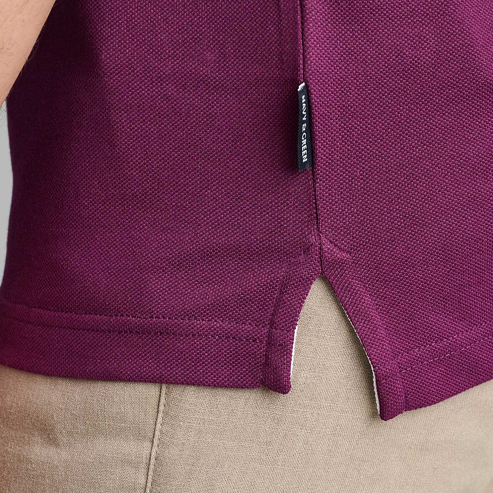 Navy & Green Ανδρική Μπλούζα Polo 100% Βαμβάκι