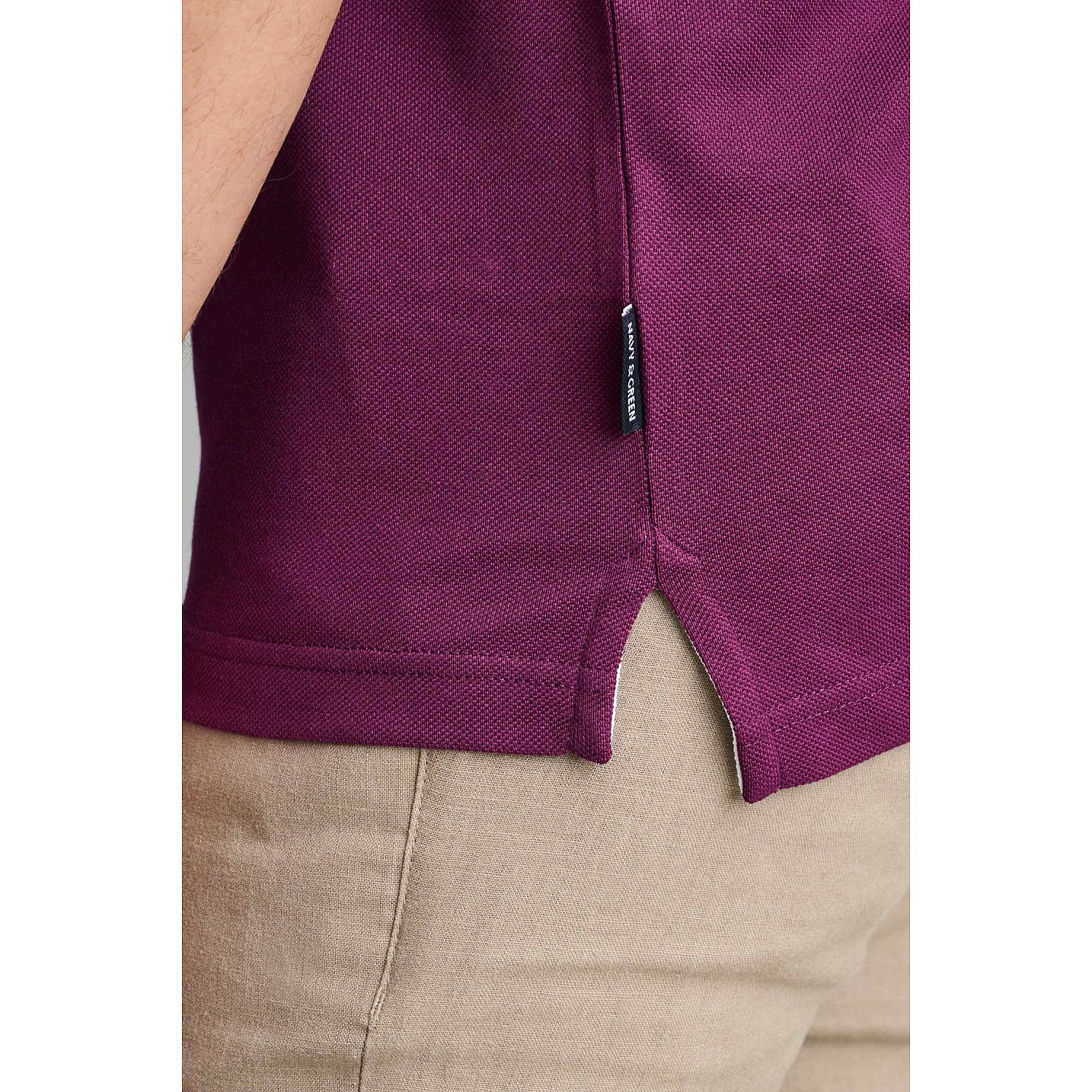 Navy & Green Ανδρική Μπλούζα Polo 100% Βαμβάκι