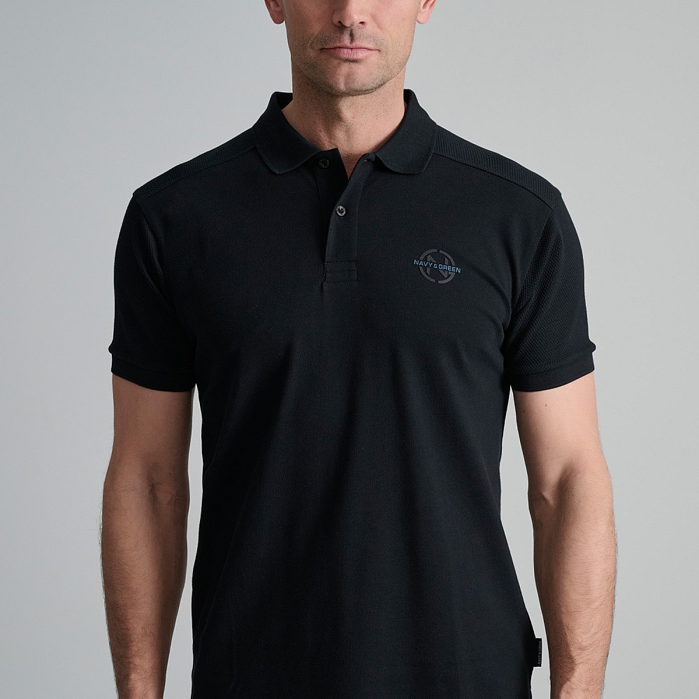 Navy & Green Ανδρικό Μπουζάκι Polo