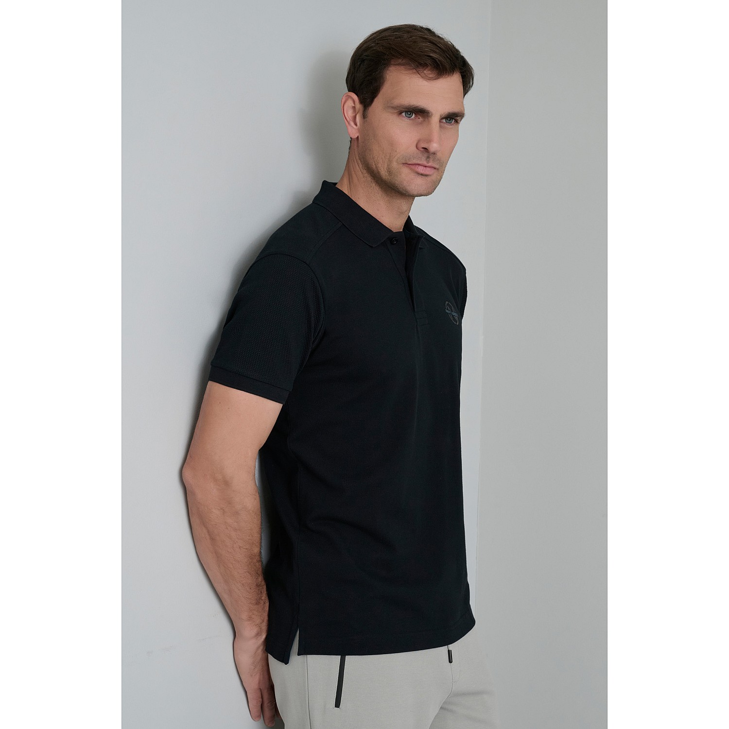 Navy & Green Ανδρικό Μπουζάκι Polo