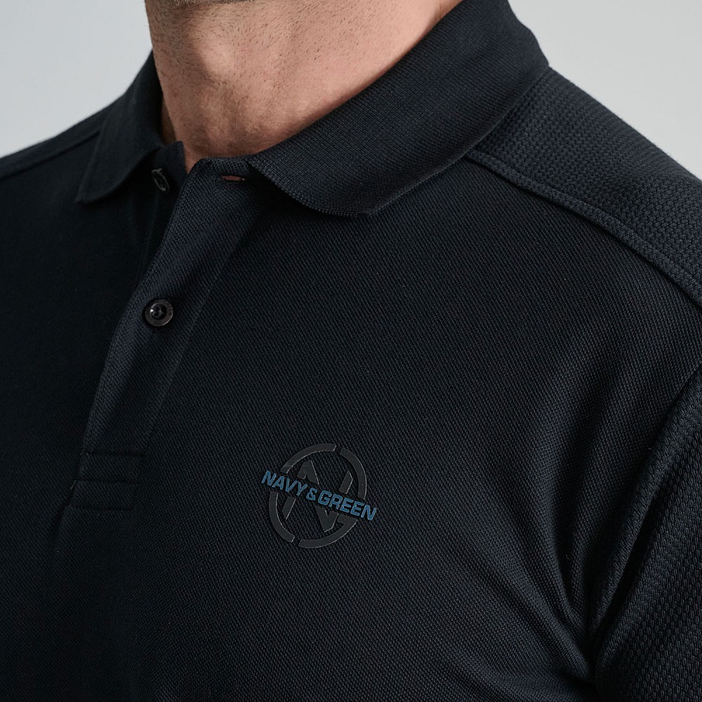 Navy & Green Ανδρικό Μπουζάκι Polo
