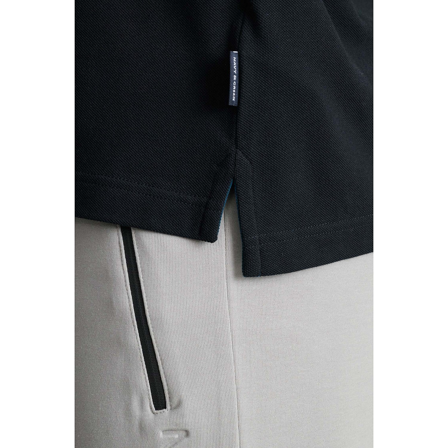 Navy & Green Ανδρικό Μπουζάκι Polo