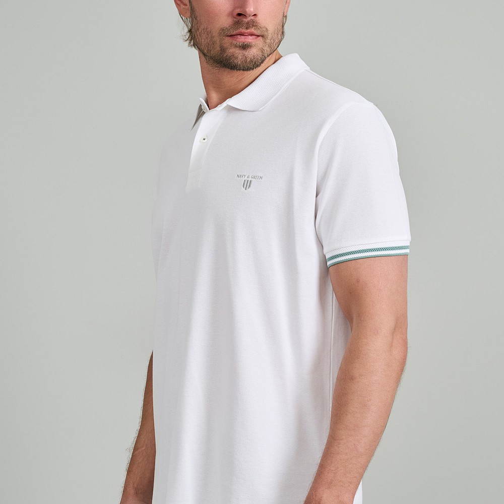 Navy & Green Ανδρικό Μπουζάκι Polo