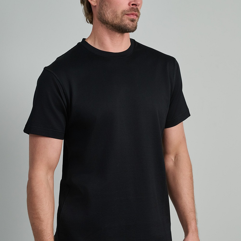 Navy & Green Ανδρικό T-Shirt Custom Fit 100% Βαμβάκι