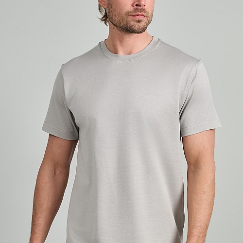 Navy & Green Ανδρικό T-Shirt Custom Fit 100% Βαμβάκι