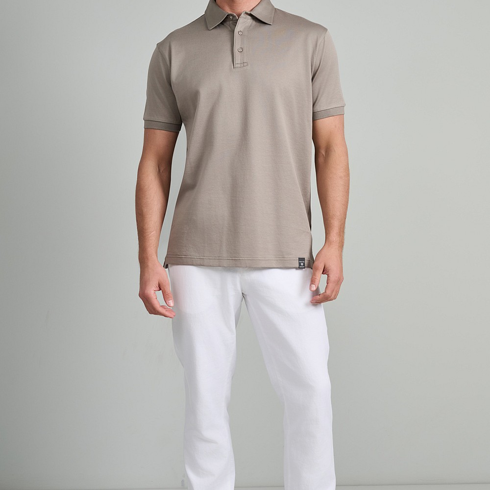 Navy & Green Ανδρική Μπλούζα Polo 100% Βαμβάκι