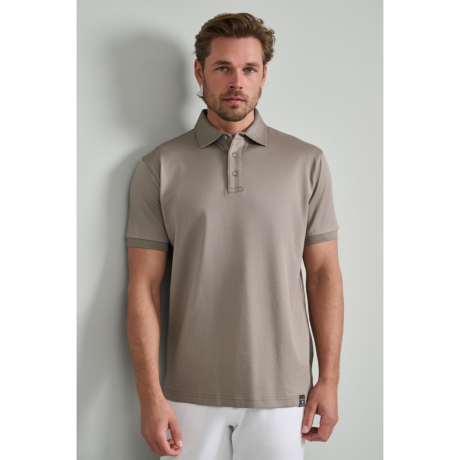 Navy & Green Ανδρική Μπλούζα Polo 100% Βαμβάκι