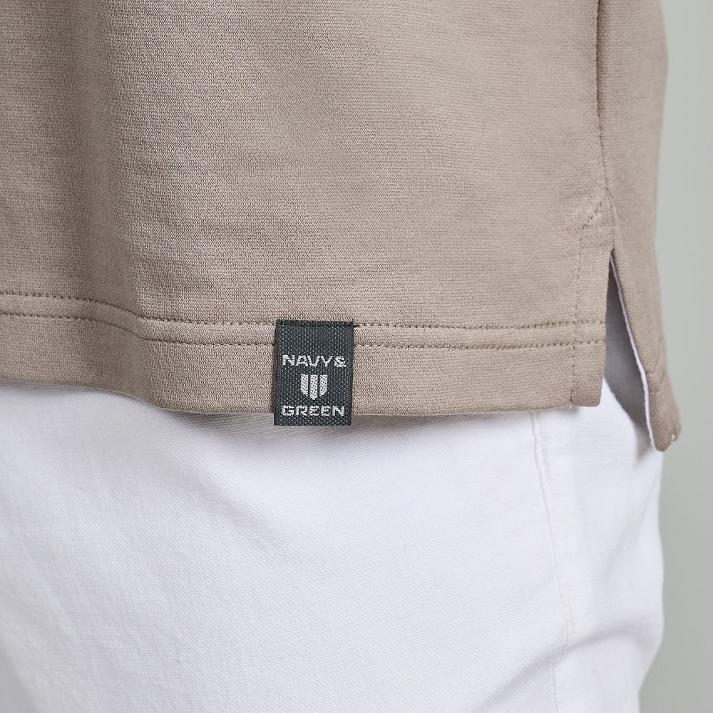 Navy & Green Ανδρική Μπλούζα Polo 100% Βαμβάκι