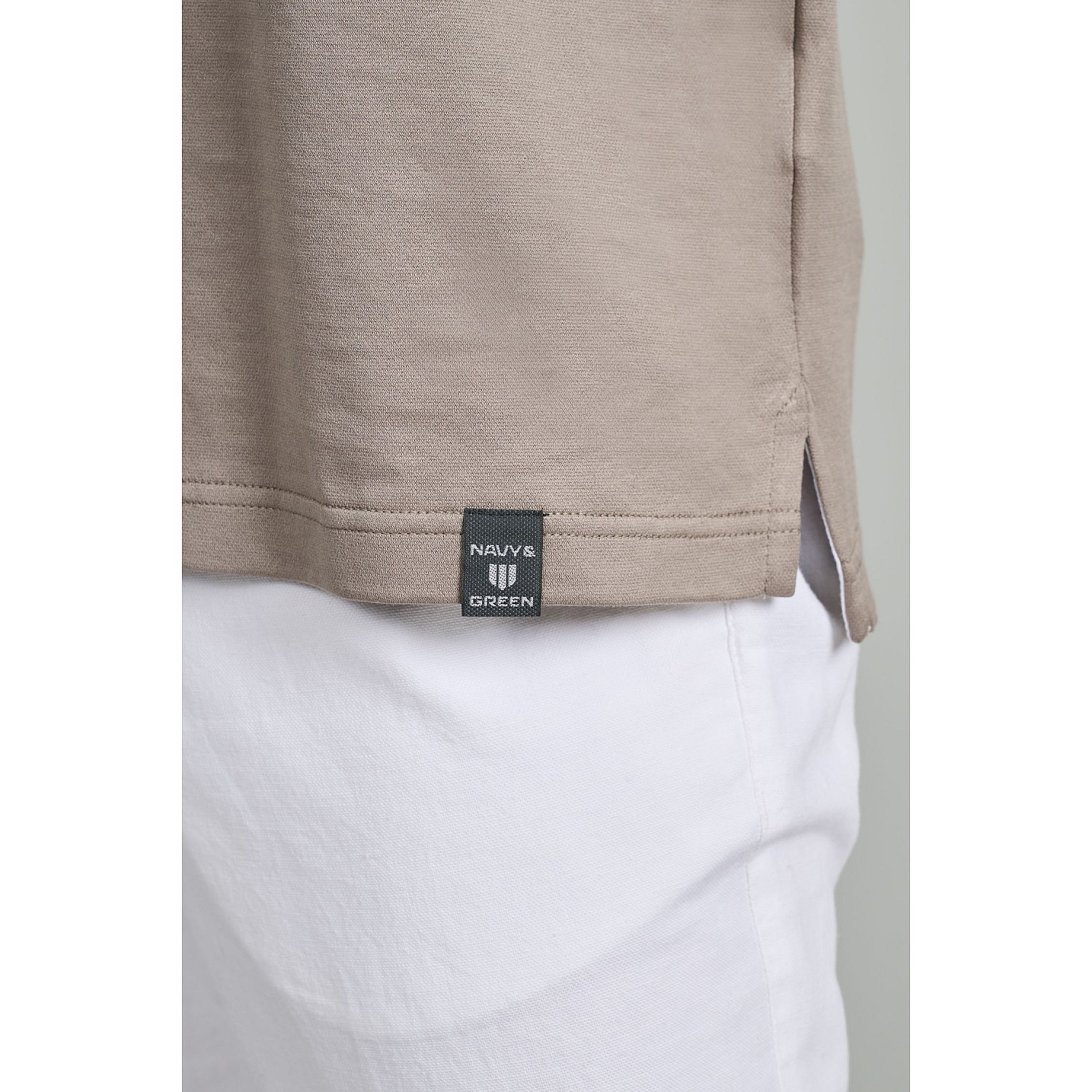 Navy & Green Ανδρική Μπλούζα Polo 100% Βαμβάκι