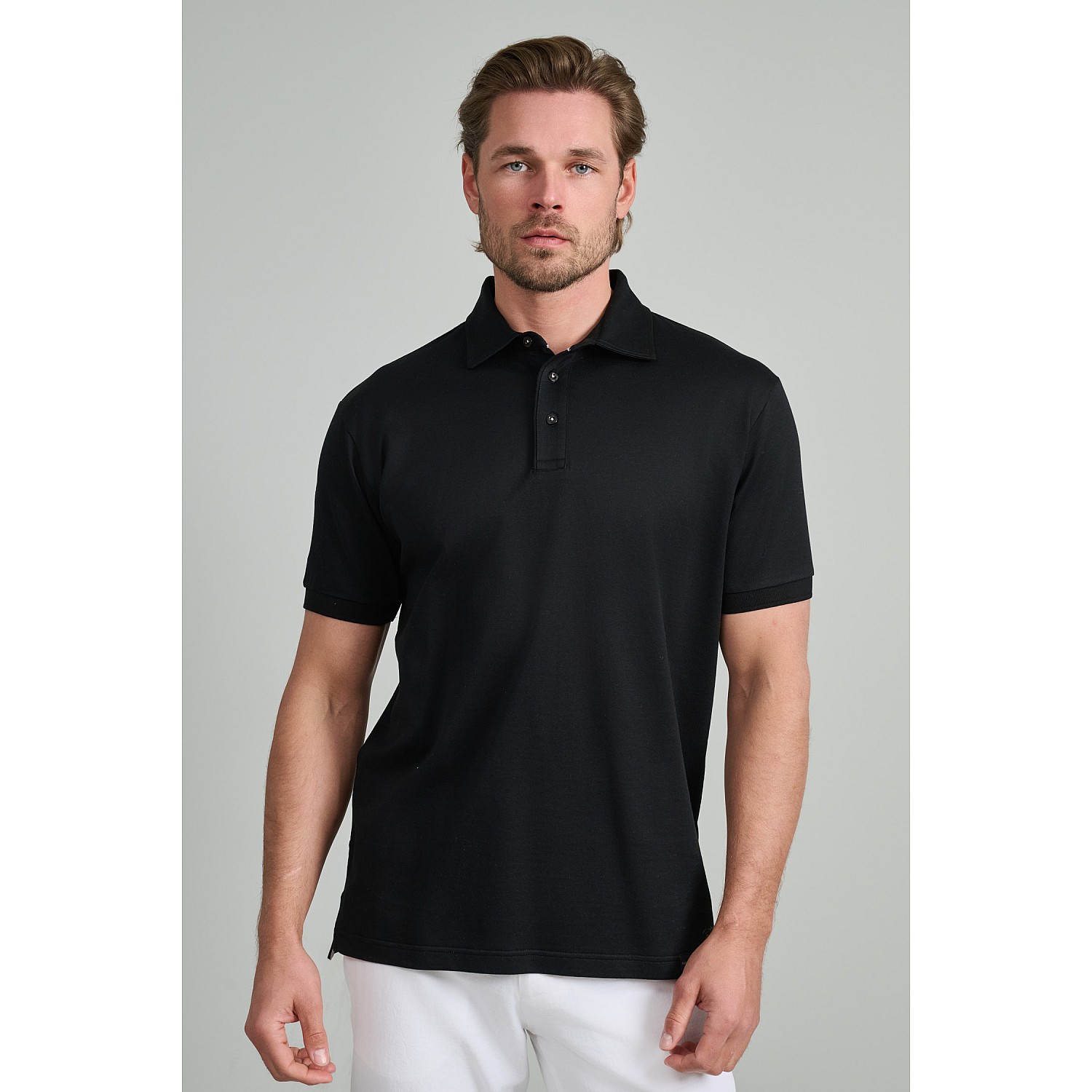 Navy & Green Ανδρική Μπλούζα Polo 100% Βαμβάκι