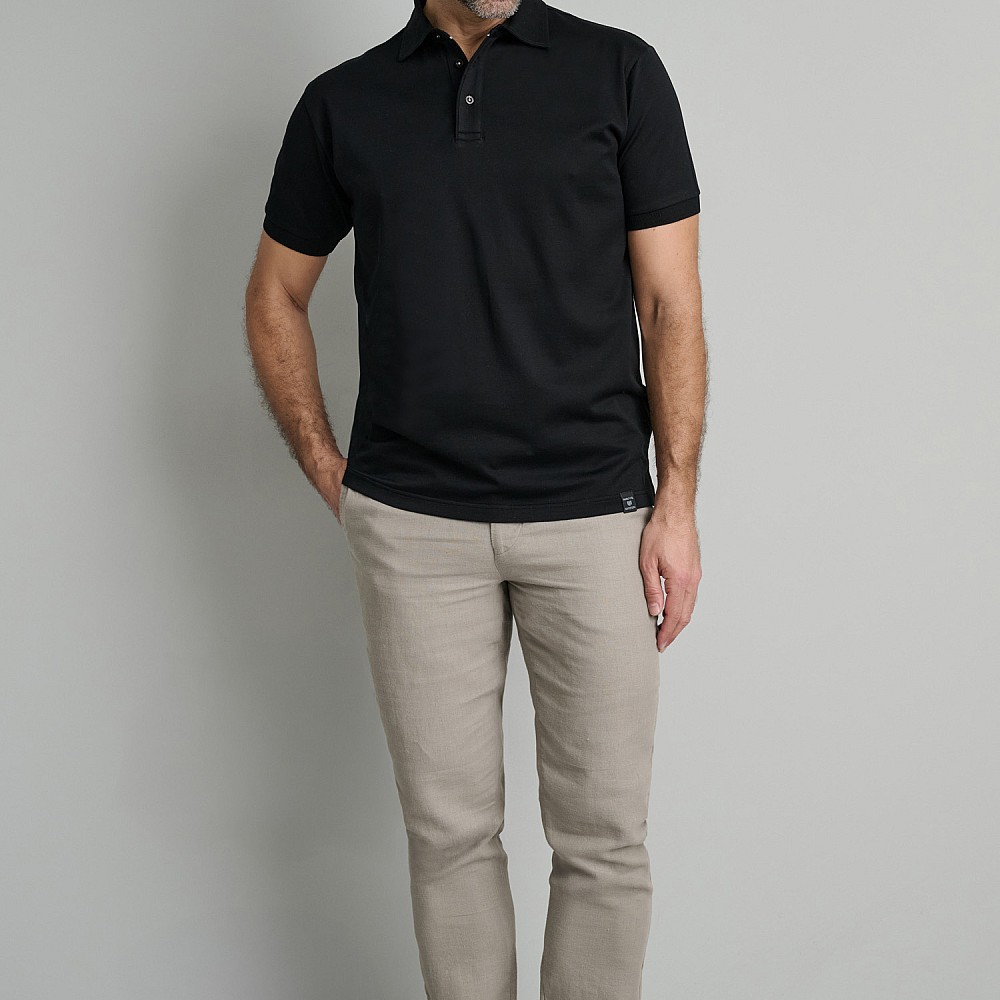 Navy & Green Ανδρική Μπλούζα Polo 100% Βαμβάκι