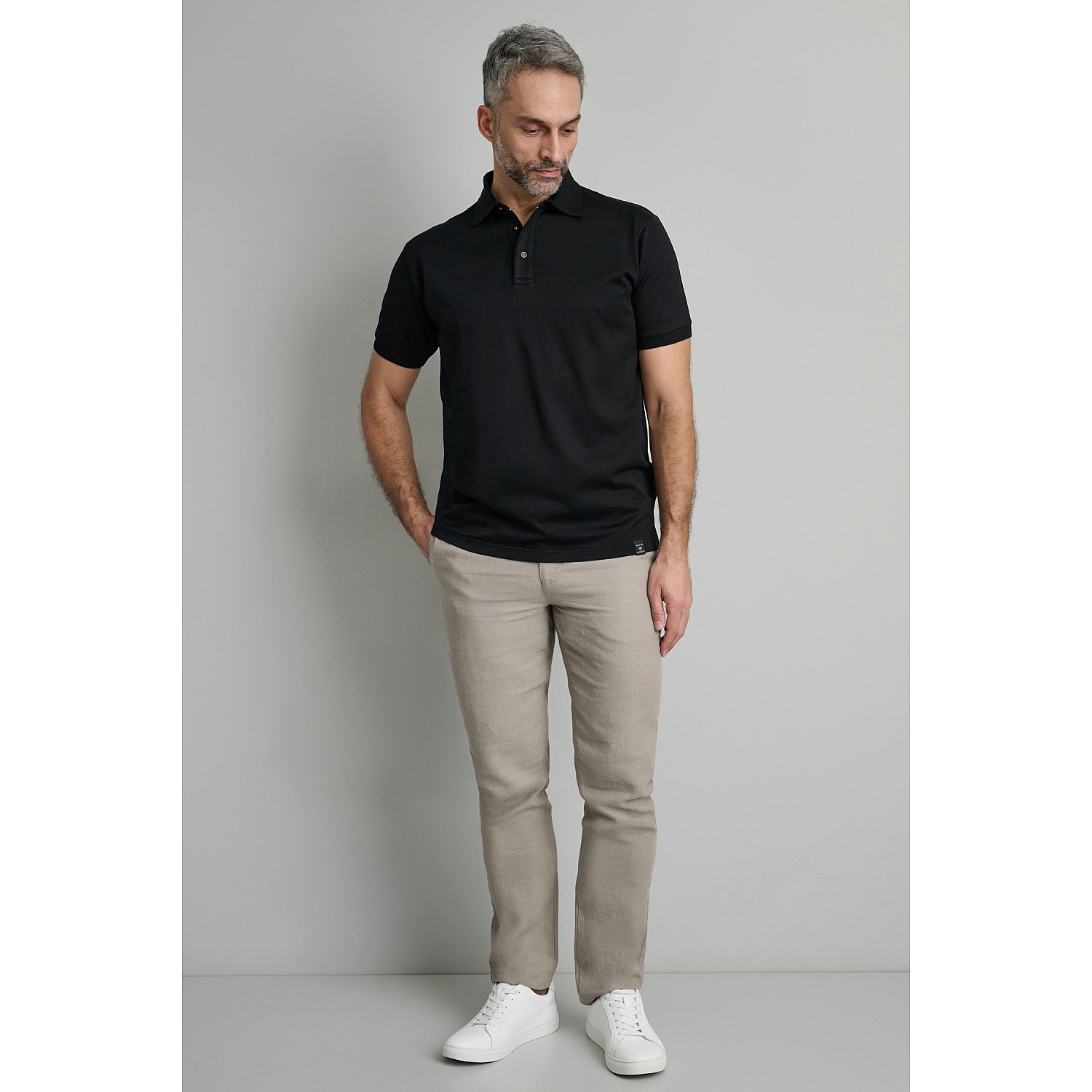 Navy & Green Ανδρική Μπλούζα Polo 100% Βαμβάκι