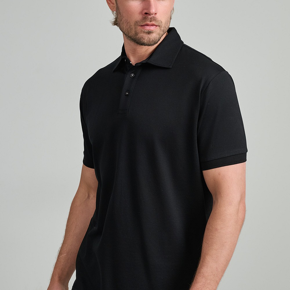 Navy & Green Ανδρική Μπλούζα Polo 100% Βαμβάκι