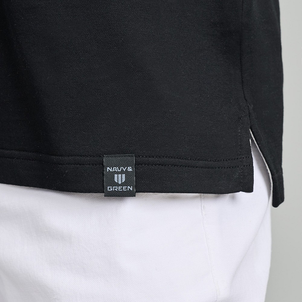 Navy & Green Ανδρική Μπλούζα Polo 100% Βαμβάκι