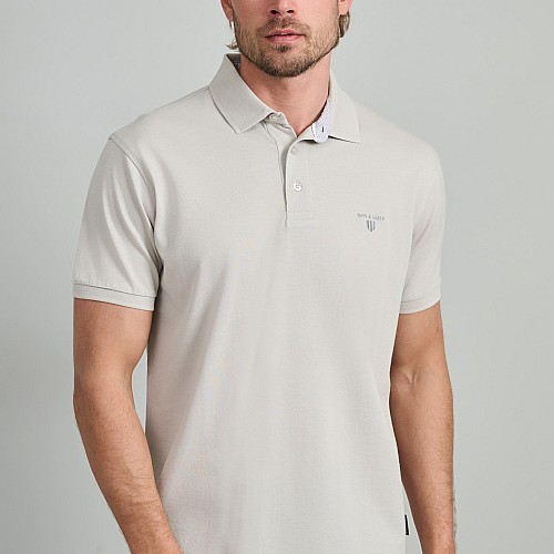 Navy & Green Ανδρική Μπλούζα Polo 100% Βαμβάκι