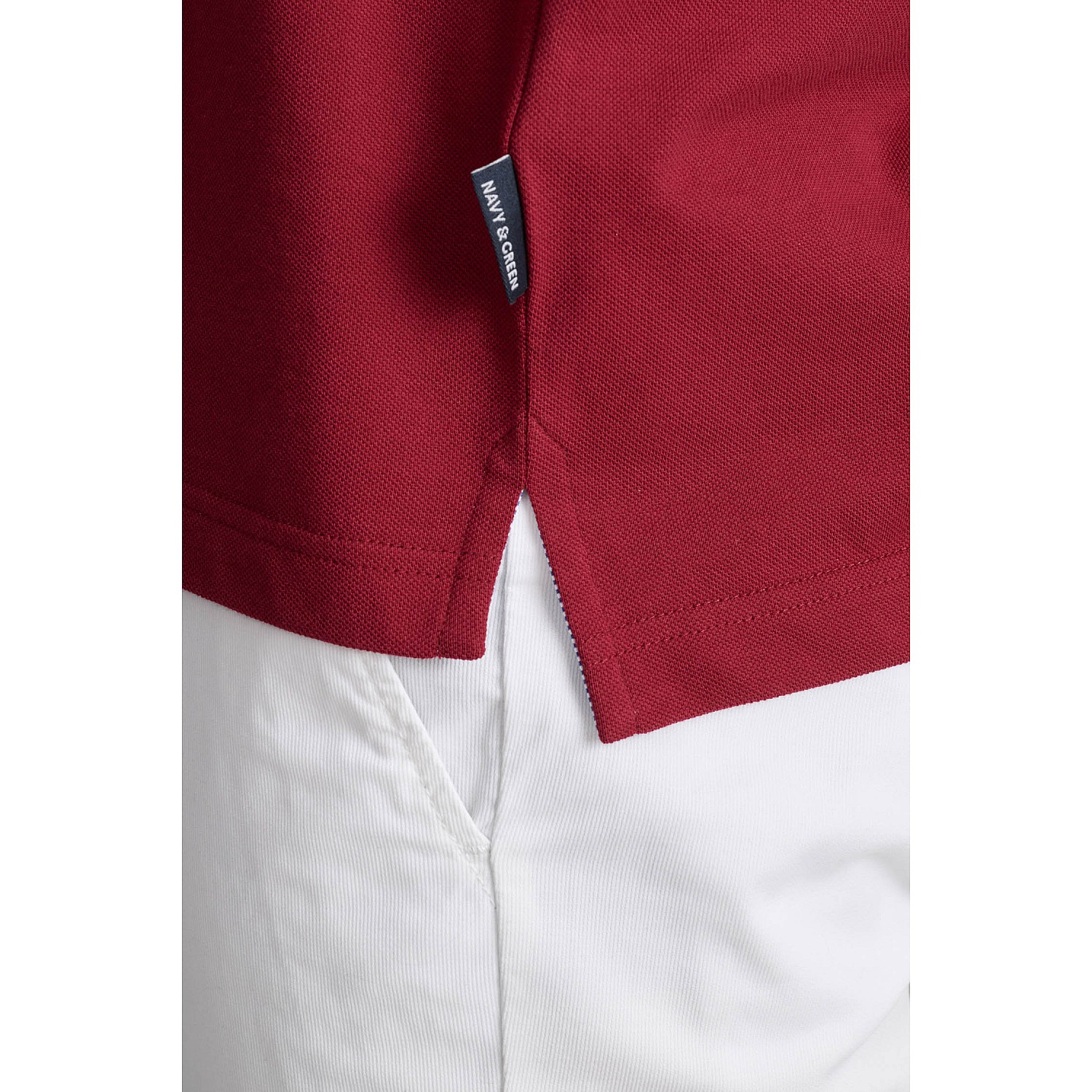Navy & Green Ανδρική Μπλούζα Polo 100% Βαμβάκι