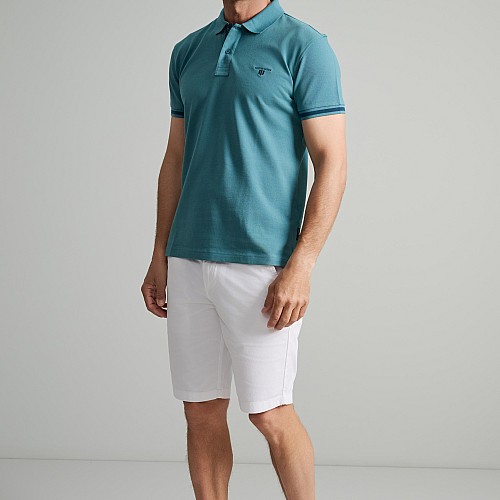 Navy & Green Ανδρική Μπλούζα Polo 100% Βαμβάκι