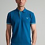 Navy & Green Ανδρική Μπλούζα Polo 100% Βαμβάκι