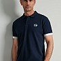 Navy & Green Ανδρική Μπλούζα Polo 100% Βαμβάκι
