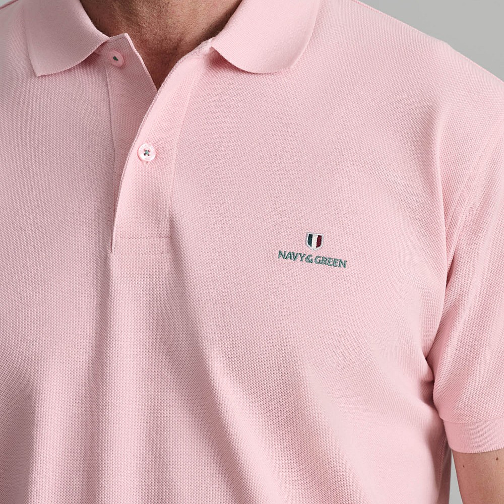 Navy & Green Ανδρική Μπλούζα Polo 100% Βαμβάκι