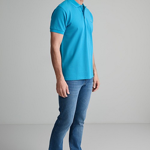 Navy & Green Ανδρική Μπλούζα Polo 100% Βαμβάκι