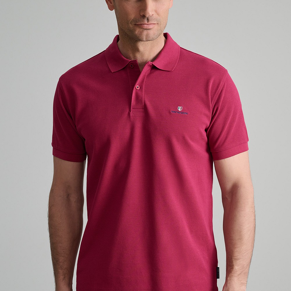 Navy & Green Ανδρική Μπλούζα Polo 100% Βαμβάκι
